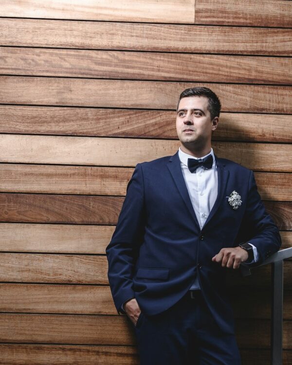 Vest tuxedo ba mảnh - Xanh navy